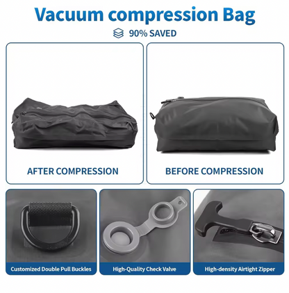 AirFold Max™ – Travel Compression Bag with Air Pump